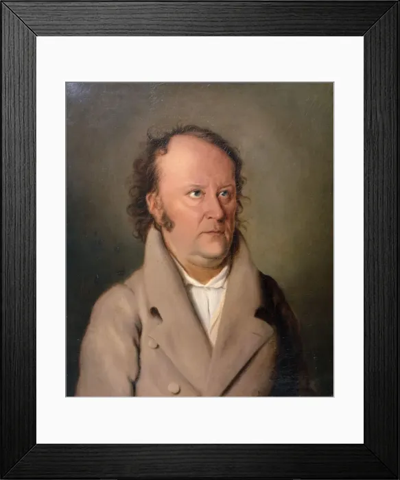 Framed Print : Portrait of the writer Jean Paul (1763-1825), 1810. Creator: Meier, Friedrich (1785-1815) Framed Print : Portrait of the writer Jean Paul (1763-1825), 1810. Creator: Meier, Friedrich (1785-1815)