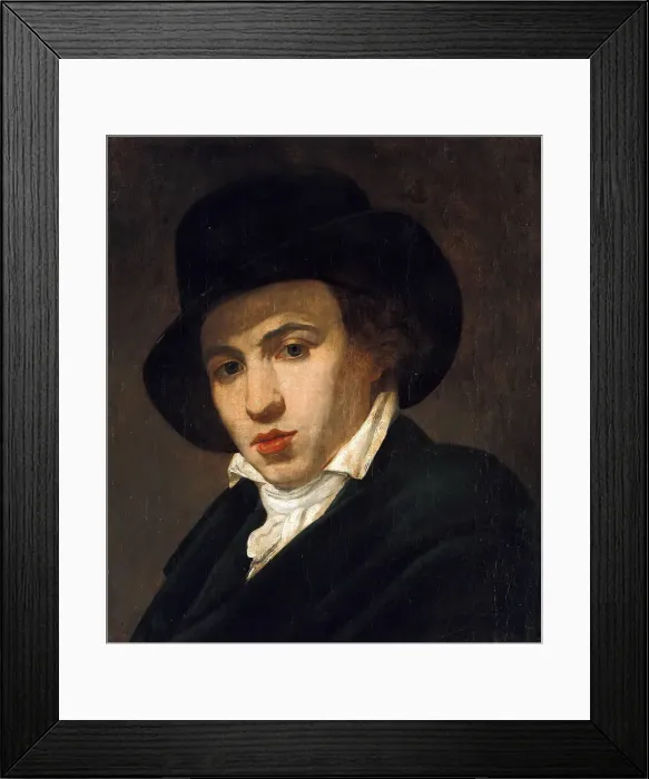 Framed Print : Self-Portrait, c. 1800. Creator: Kobell, Wilhelm, Ritter von (1766-1853) Framed Print : Self-Portrait, c. 1800. Creator: Kobell, Wilhelm, Ritter von (1766-1853)
