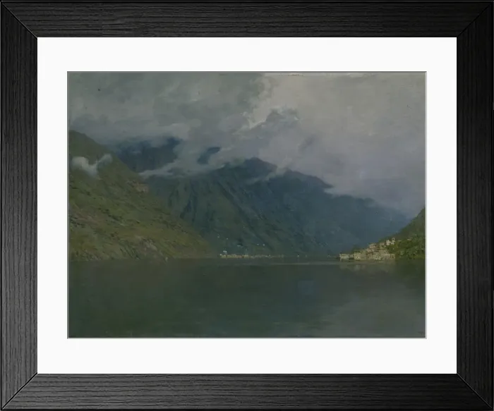 Framed Print : Lake Como, 1876. Creator: Levitan, Isaak Ilyich (1860-1900) Framed Print : Lake Como, 1876. Creator: Levitan, Isaak Ilyich (1860-1900)