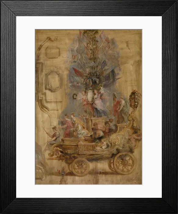 Framed Print : The Triumphal Chariot of Kallo, 1638. Creator: Rubens, Pieter Paul (1577-1640) Framed Print : The Triumphal Chariot of Kallo, 1638. Creator: Rubens, Pieter Paul (1577-1640)
