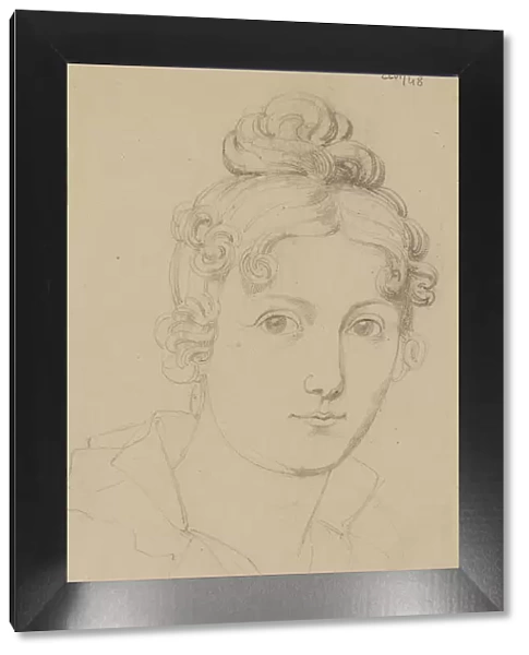 Self-Portrait, c. 1830. Creator: Rosario Weiss Zorrilla, Maria del (1814-1843)