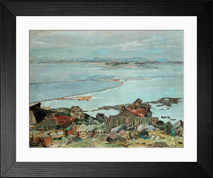 Framed Print : Kandalaksha, 1925. Creator: Vogeler, Heinrich (1872-1942) Framed Print : Kandalaksha, 1925. Creator: Vogeler, Heinrich (1872-1942)