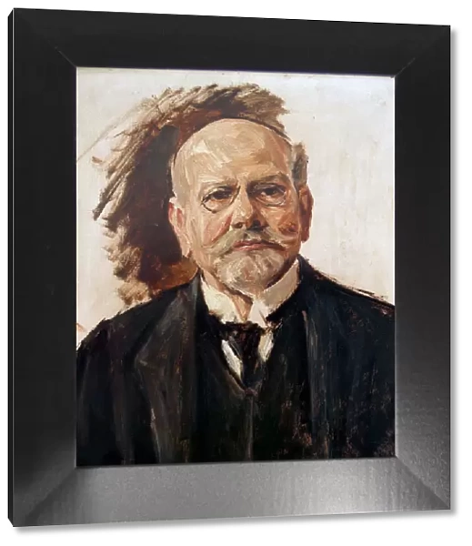 Portrait of Emil Moritz Rathenau (1838-1915), 1907. Creator: Liebermann, Max (1847-1935)