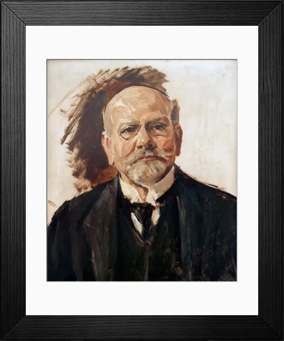 Framed Print : Portrait of Emil Moritz Rathenau (1838-1915), 1907. Creator: Liebermann, Max (1847-1935) Framed Print : Portrait of Emil Moritz Rathenau (1838-1915), 1907. Creator: Liebermann, Max (1847-1935)