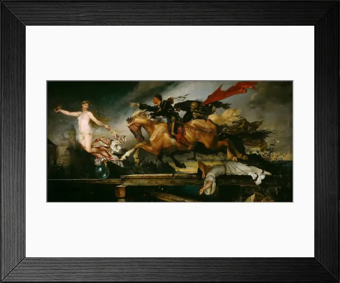 Framed Print : The Pursuit of Happiness, 1863-1868. Creator: Henneberg, Rudolf (1825-1876) Framed Print : The Pursuit of Happiness, 1863-1868. Creator: Henneberg, Rudolf (1825-1876)