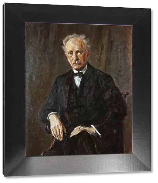 Portrait of the composer Richard Georg Strauss (1864-1949), 1918. Creator: Liebermann