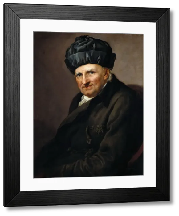 Framed Print : Portrait of Johann Joachim Spalding (1714-1804), 1800. Creator: Graff, Anton (1736-1813) Framed Print : Portrait of Johann Joachim Spalding (1714-1804), 1800. Creator: Graff, Anton (1736-1813)