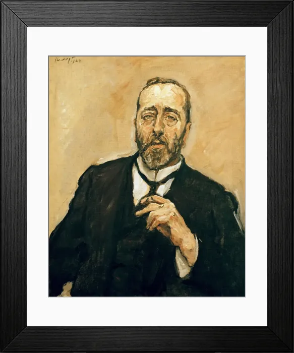 Framed Print : Portrait of Bernhard Dernburg (1865-1937), 1923. Creator: Slevogt, Max (1868-1932) Framed Print : Portrait of Bernhard Dernburg (1865-1937), 1923. Creator: Slevogt, Max (1868-1932)