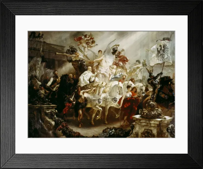 Framed Print : Emperor Wilhelm the Victorious, 1888. Creator: Keller, Ferdinand Framed Print : Emperor Wilhelm the Victorious, 1888. Creator: Keller, Ferdinand