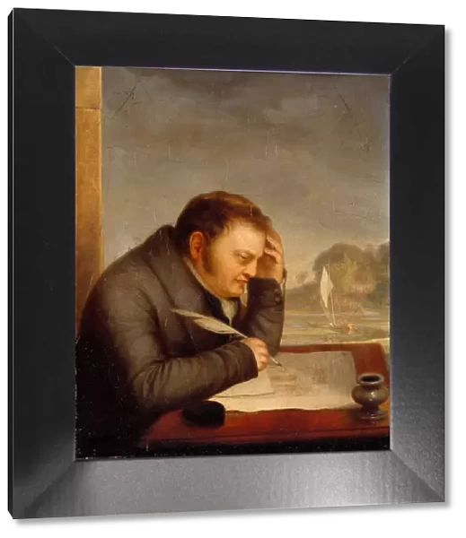 Portrait of Karl Friedrich von Rumohr (1785-1843), 1823-1827. Creator: Nerly, Friedrich (1807-1878)