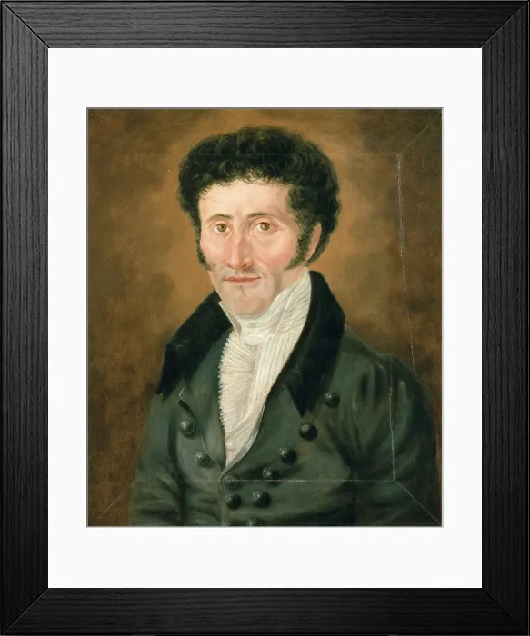 Framed Print : Self-Portrait. Creator: Hoffmann, Ernst Theodor Amadeus (1776-1822) Framed Print : Self-Portrait. Creator: Hoffmann, Ernst Theodor Amadeus (1776-1822)