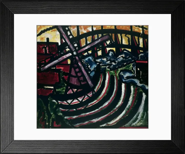 Framed Print : The Dutch Mill, 1916. Creator: Heemskerck, Jacoba van (1876-1923) Framed Print : The Dutch Mill, 1916. Creator: Heemskerck, Jacoba van (1876-1923)