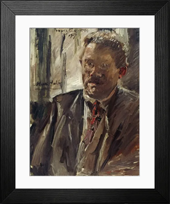 Framed Print : Portrait of Max Halbe (1865-1944), 1917. Creator: Corinth, Lovis (1858-1925) Framed Print : Portrait of Max Halbe (1865-1944), 1917. Creator: Corinth, Lovis (1858-1925)