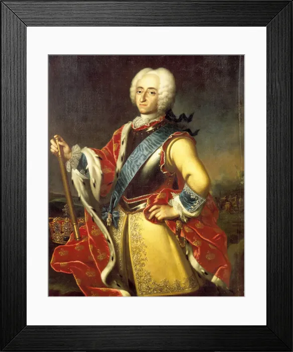 Framed Print : King Frederick IV of Denmark and Norway (1671-1730), First third of 18th cen Creator: Wahl Framed Print : King Frederick IV of Denmark and Norway (1671-1730), First third of 18th cen Creator: Wahl