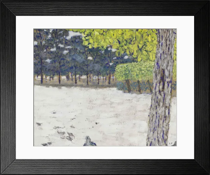 Framed Print : Le Jardin des Tuileries, ca 1894. Creator: Vuillard, Edouard (1868-1940) Framed Print : Le Jardin des Tuileries, ca 1894. Creator: Vuillard, Edouard (1868-1940)