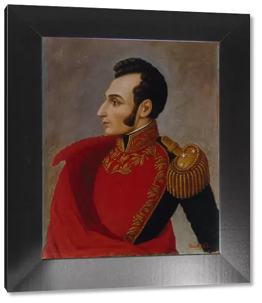 Portrait of Antonio Jose de Sucre (1795-1830), 1890. Creator: Salas, Jose R