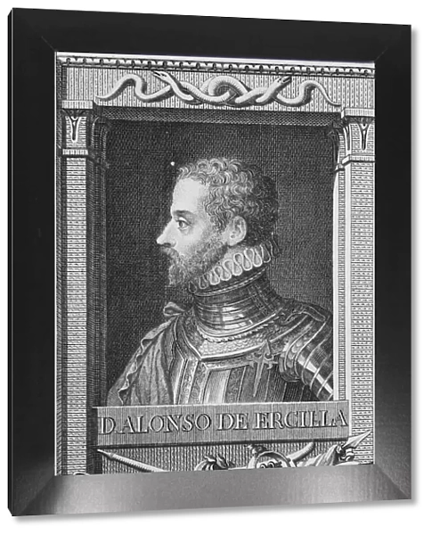 Portrait of the Poet Alonso de Ercilla y Zuniga (1533-1594). Creator: Tejada, Juan Moreno de