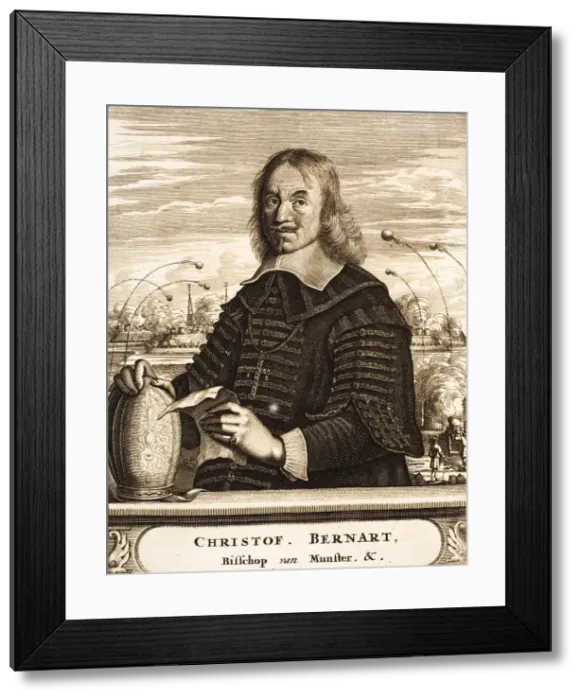 Framed Print : Portrait of Christoph Bernhard Freiherr von Galen (1606-1678), 1675. Creator: Anonymous Framed Print : Portrait of Christoph Bernhard Freiherr von Galen (1606-1678), 1675. Creator: Anonymous