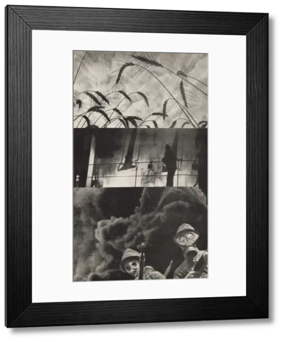 Framed Print : Chemistry in the hands of the proletariat and the peasantry, 1933. Creator: Lissitzky Framed Print : Chemistry in the hands of the proletariat and the peasantry, 1933. Creator: Lissitzky