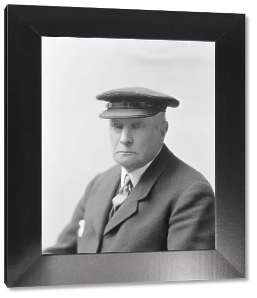 Portrait of an elderly man in a uniform, (Isle of Wight?), c1935. Creator: Kirk & Sons of Cowes