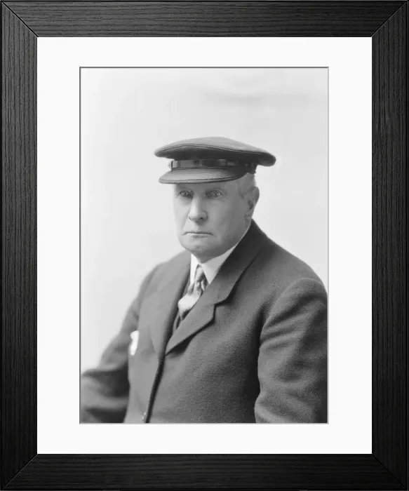 Framed Print : Portrait of an elderly man in a uniform, (Isle of Wight?), c1935. Creator: Kirk & Sons of Cowes Framed Print : Portrait of an elderly man in a uniform, (Isle of Wight?), c1935. Creator: Kirk & Sons of Cowes