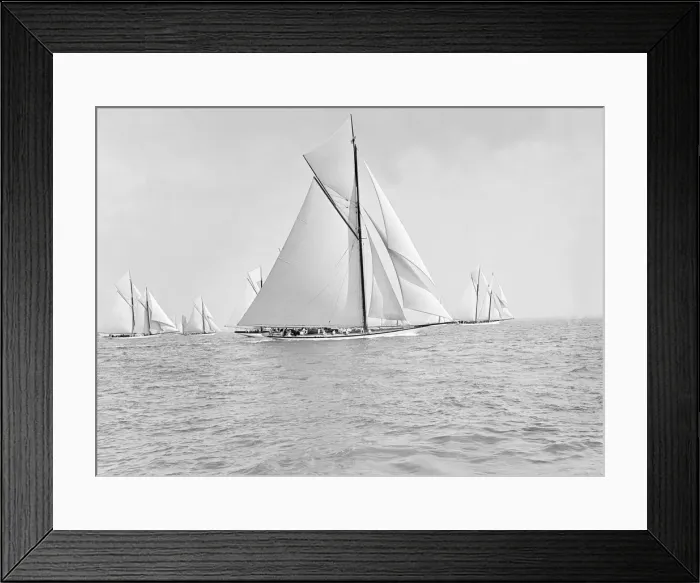 Framed Print : Start for the Kings Cup yacht race. Creator: Kirk & Sons of Cowes Framed Print : Start for the Kings Cup yacht race. Creator: Kirk & Sons of Cowes