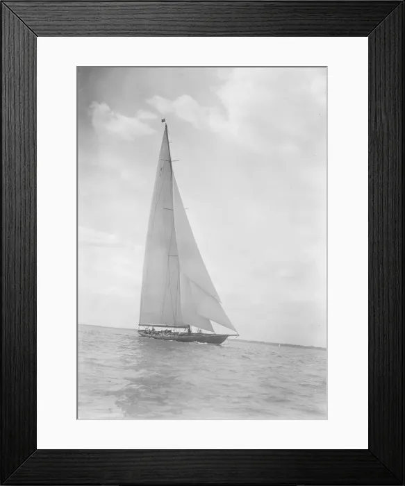 Framed Print : Britannia sails close-hauled, 1933. Creator: Kirk & Sons of Cowes Framed Print : Britannia sails close-hauled, 1933. Creator: Kirk & Sons of Cowes