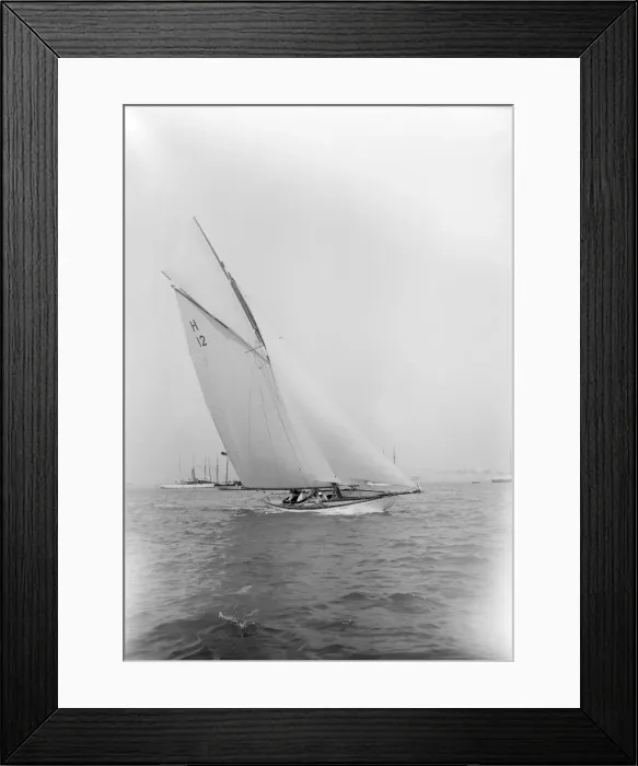 Framed Print : The 8 Metre The Truant sailing close-hauled. Creator: Kirk & Sons of Cowes Framed Print : The 8 Metre The Truant sailing close-hauled. Creator: Kirk & Sons of Cowes
