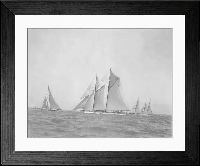 Framed Print : Shamrock, Westward, Britannia, Astria and Velsheda, 1933. Creator Framed Print : Shamrock, Westward, Britannia, Astria and Velsheda, 1933. Creator