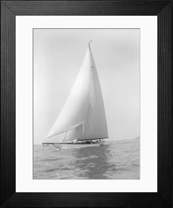 Framed Print : The 23-metre cutter Astra sailing close-hauled, 1928. Creator: Kirk & Sons of Cowes Framed Print : The 23-metre cutter Astra sailing close-hauled, 1928. Creator: Kirk & Sons of Cowes