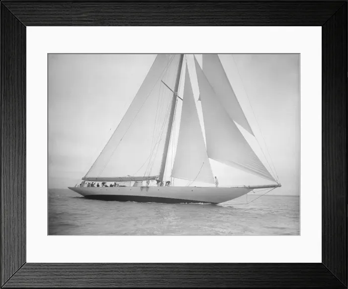 Framed Print : The 23-metre cutter Astra sailing close-hauled, 1935. Creator: Kirk & Sons of Cowes Framed Print : The 23-metre cutter Astra sailing close-hauled, 1935. Creator: Kirk & Sons of Cowes
