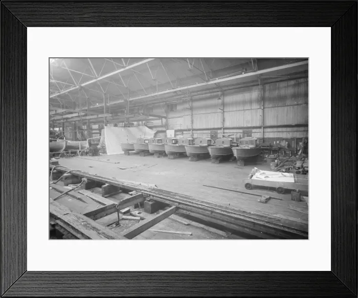 Framed Print : White & Samuel: 6 fast launches taken from the right, 1938. Creator: Kirk & Sons of Cowes Framed Print : White & Samuel: 6 fast launches taken from the right, 1938. Creator: Kirk & Sons of Cowes