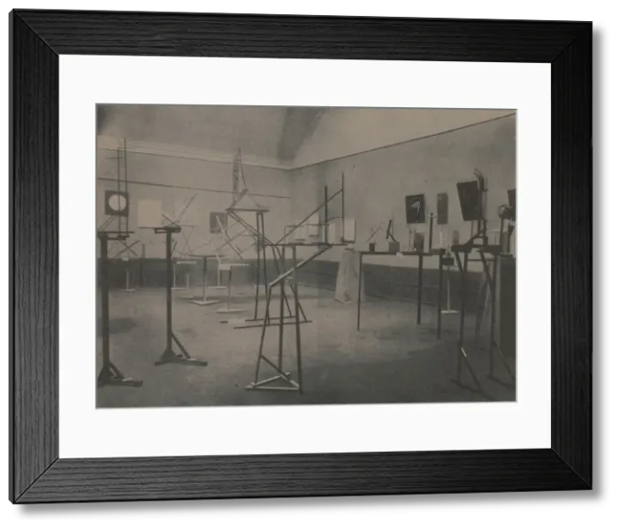 Framed Print : The OBMOKhU exhibition, 1921, 1921. Creator: Anonymous Framed Print : The OBMOKhU exhibition, 1921, 1921. Creator: Anonymous