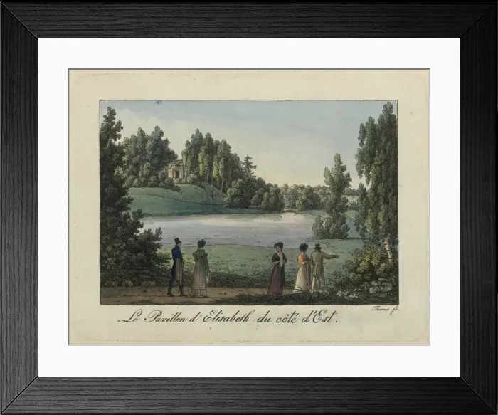 Framed Print : The Elizabeth Pavilion in Pavlovsk Park, 1810s Framed Print : The Elizabeth Pavilion in Pavlovsk Park, 1810s