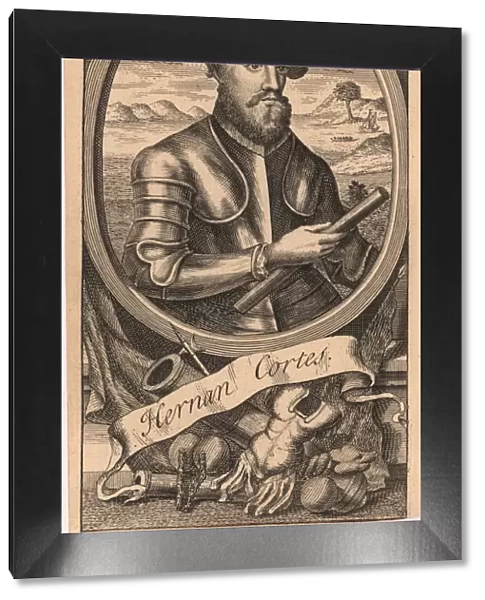 Portrait of Hernan Cortes (1485-1547), 1741. Creator: Anonymous