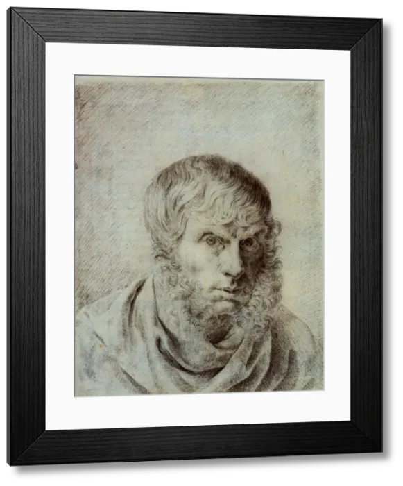Framed Print : Self-Portrait, 1810. Creator: Friedrich, Caspar David (1774-1840) Framed Print : Self-Portrait, 1810. Creator: Friedrich, Caspar David (1774-1840)