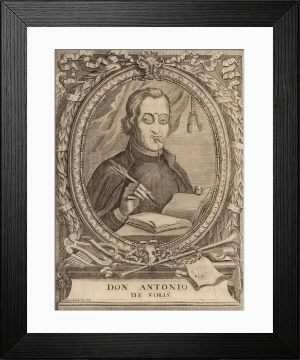 Framed Print : Antonio de Solis y Ribadeneyra (1610-1686). Creator: Anonymous Framed Print : Antonio de Solis y Ribadeneyra (1610-1686). Creator: Anonymous