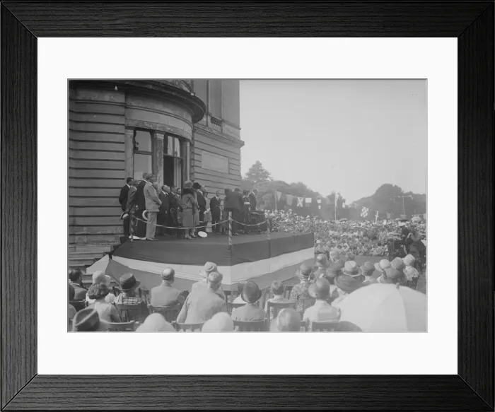 Framed Print : Princess Beatrice at Northwood House, Cowes, Isle of Wight, 1929. Creator: Kirk & Sons of Cowes Framed Print : Princess Beatrice at Northwood House, Cowes, Isle of Wight, 1929. Creator: Kirk & Sons of Cowes