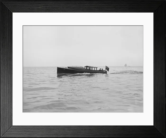 Framed Print : Wolseley motor launch, 1913. Creator: Kirk & Sons of Cowes Framed Print : Wolseley motor launch, 1913. Creator: Kirk & Sons of Cowes