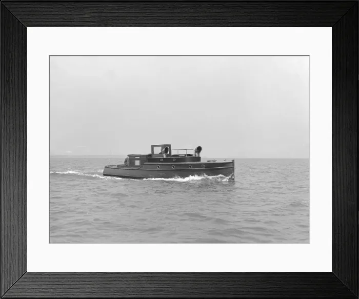 Framed Print : Wolseley motor launch, 1914. Creator: Kirk & Sons of Cowes Framed Print : Wolseley motor launch, 1914. Creator: Kirk & Sons of Cowes