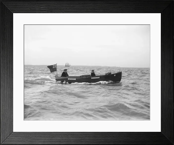 Framed Print : Bonas motor launch under way, 1912. Creator: Kirk & Sons of Cowes Framed Print : Bonas motor launch under way, 1912. Creator: Kirk & Sons of Cowes