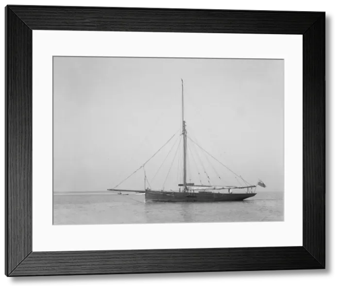 Framed Print : The cutter Cymberline under way by motor. Creator: Kirk & Sons of Cowes Framed Print : The cutter Cymberline under way by motor. Creator: Kirk & Sons of Cowes