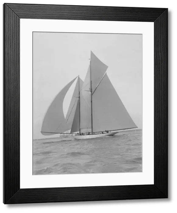 Framed Print : The spectacular 338-ton Big Class schooner Westward. Creator: Kirk & Sons of Cowes Framed Print : The spectacular 338-ton Big Class schooner Westward. Creator: Kirk & Sons of Cowes