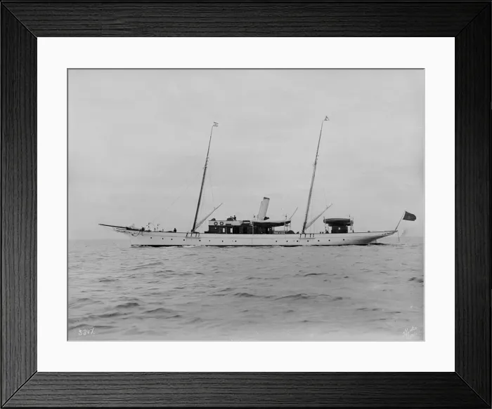 Framed Print : The steam yacht Anemone. Creator: Kirk & Sons of Cowes Framed Print : The steam yacht Anemone. Creator: Kirk & Sons of Cowes