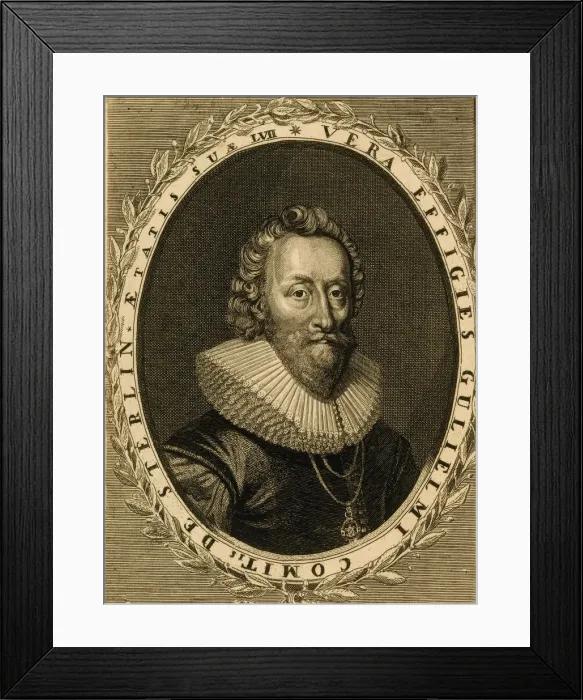 Framed Print : Sir William Alexander, 1st Earl of Stirling, 1624. Creator: Anonymous Framed Print : Sir William Alexander, 1st Earl of Stirling, 1624. Creator: Anonymous