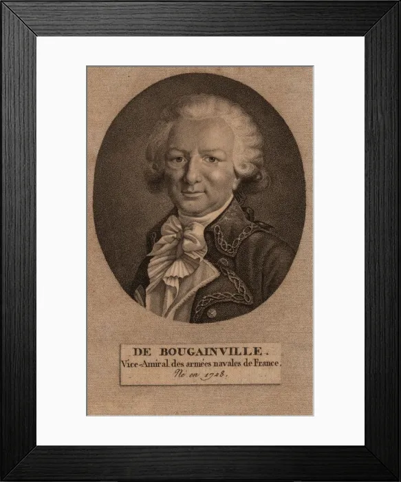 Framed Print : Louis Antoine de Bougainville (1729-1811), 1808. Creator: Anonymous Framed Print : Louis Antoine de Bougainville (1729-1811), 1808. Creator: Anonymous