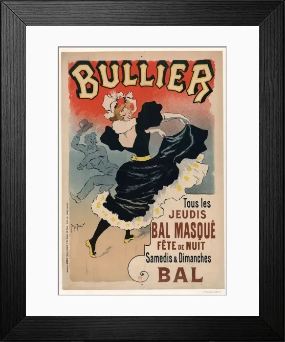 Framed Print : Bullier, Tous les jeudis Bal masque, fe?te de nuit, 1896. Creator: Meunier, Henri Georges Framed Print : Bullier, Tous les jeudis Bal masque, fe?te de nuit, 1896. Creator: Meunier, Henri Georges