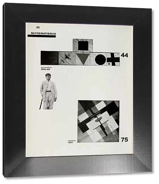 Suprematism. From: Die Kunstismen. (The Isms of Art) by El Lissitzky und Hans Arp, 1925