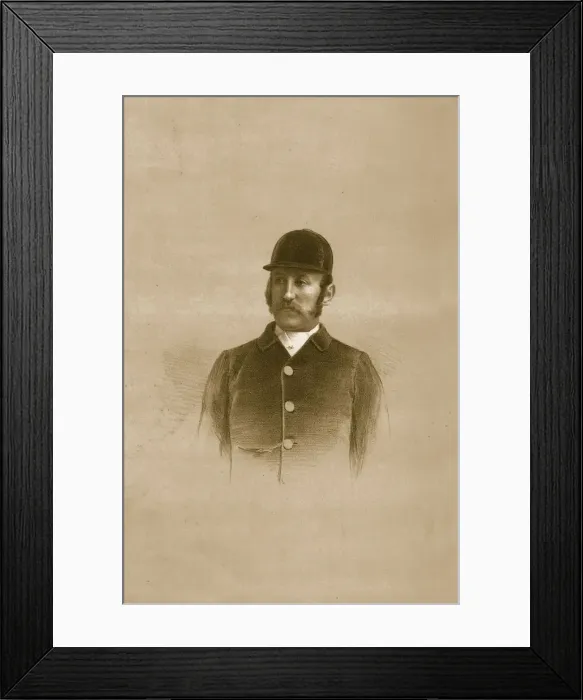 Framed Print : The Marquis of Worcester, 1879. Creator: Vincent Brooks Day & Son Framed Print : The Marquis of Worcester, 1879. Creator: Vincent Brooks Day & Son