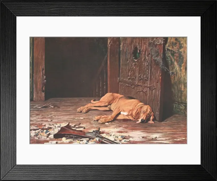 Framed Print : The Last of the Garrison, c1875, (c1902). Creator: Unknown Framed Print : The Last of the Garrison, c1875, (c1902). Creator: Unknown